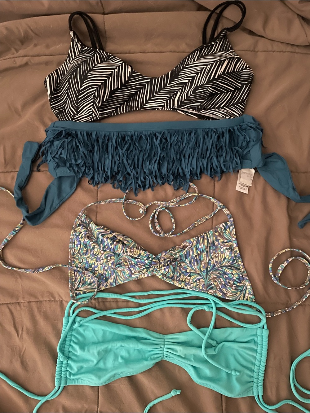 Lot of bikini tops